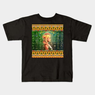 Cleopatra Pattern Kids T-Shirt